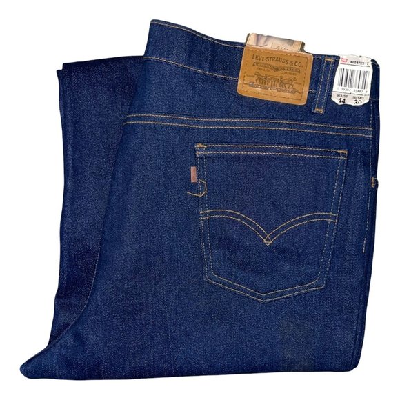Levi's Other - NWT Levi's Vintage Y2K Dark Wash Straight Leg J-Curve Design Jeans 44 31